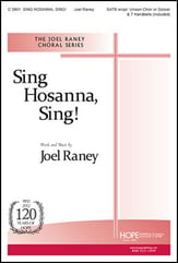 Sing Hosanna Sing! SATB choral sheet music cover